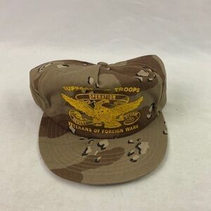Vintage Desert Storm Camouflage Hat Cap Snapback